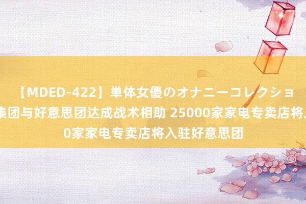【MDED-422】単体女優のオナニーコレクション 好意思的集团与好意思团达成战术相助 25000家家电专卖店将入驻好意思团