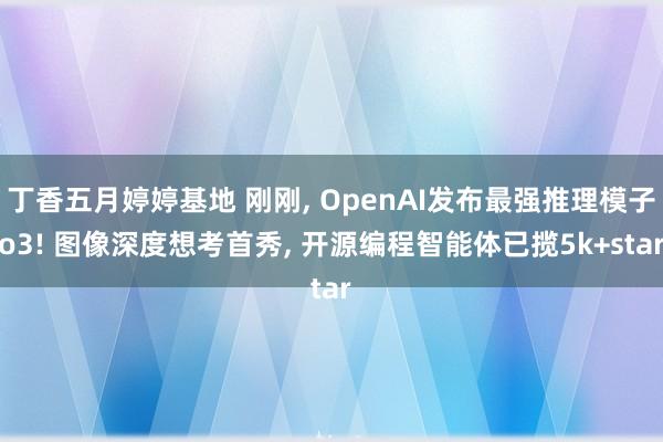 丁香五月婷婷基地 刚刚, OpenAI发布最强推理模子o3! 图像深度想考首秀, 开源编程智能体已揽5k+star