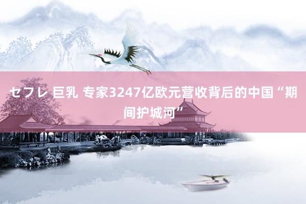セフレ 巨乳 专家3247亿欧元营收背后的中国“期间护城河”